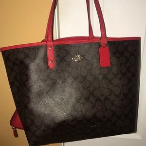Reversible Coach Tote Bag